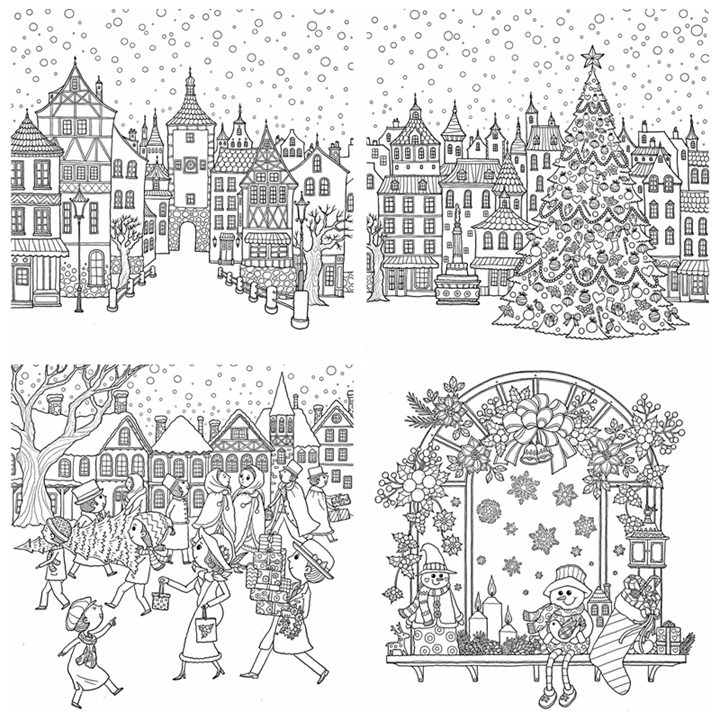 357. Christmas Time Coloring Book Preview Download Kayliebooks