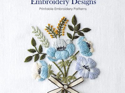 30 Modern Floral Embroidery Patterns: A Printable Bouquet You Can Stitch Today Preview Download Kayliebooks