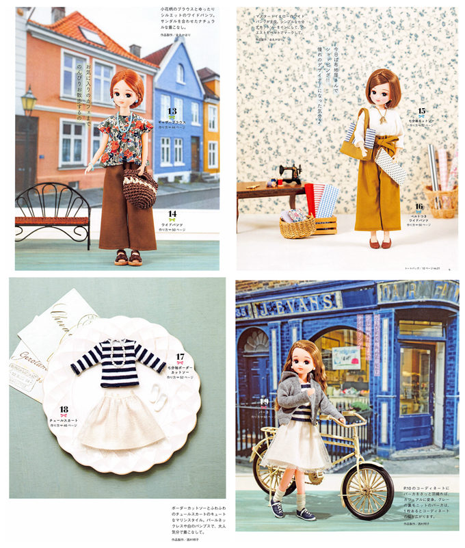 02 466. 70 Doll Clothes and Accessory Sewing Patterns For Licca Doll (22cm) Preview Download Kayliebooks