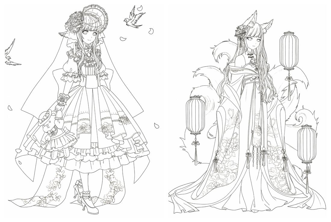 e 532. Magical Time Traveler Coloring Book Preview Download Kayliebooks