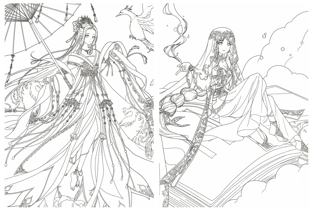 i 532. Magical Time Traveler Coloring Book Preview Download Kayliebooks