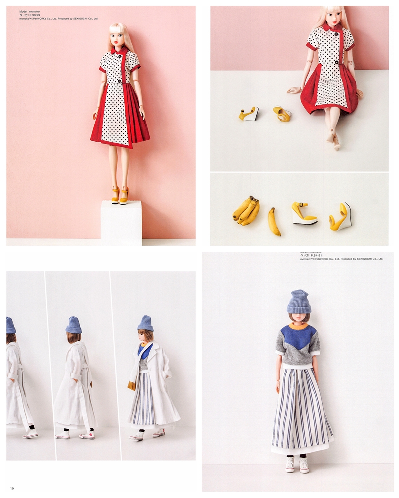 539. Casual & Unisex Doll Clothes Sewing Patterns Vol. 13 - 11cm 20cm 22cm 24cm 27cm Dolls Preview Download Kayliebooks