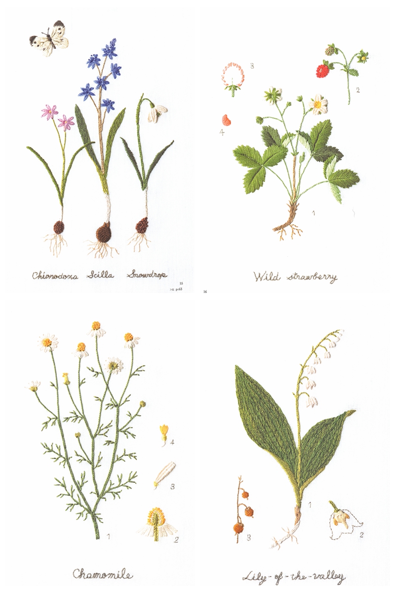 Garden Flower Embroidery Pattern by Kazuko Aoki Preview Download Kayliebooks