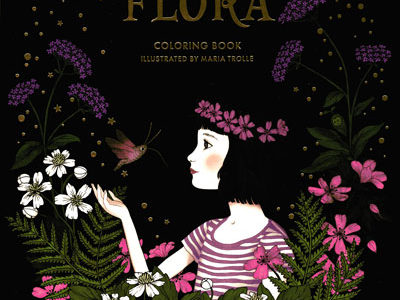 573. Flora Coloring Book Cover - Kayliebooks 573. Flora Coloring Book Preview Download Kayliebooks
