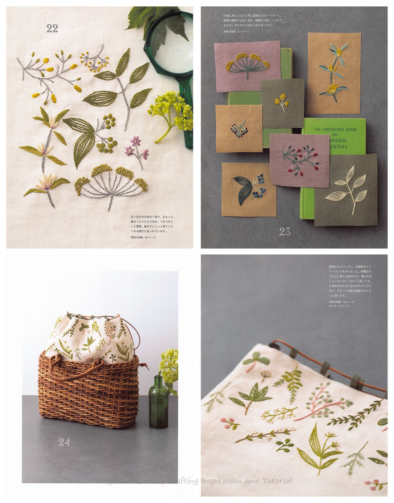 Botanical Embroidery Pattern -585 Preview Download Kayliebooks