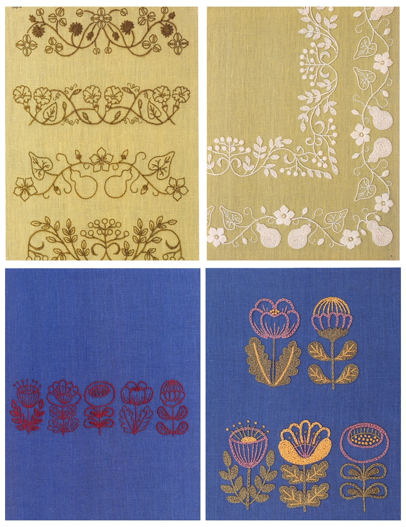 a 609. Botanical Embroidery Patterns by PieniSieni Preview Download Kayliebooks