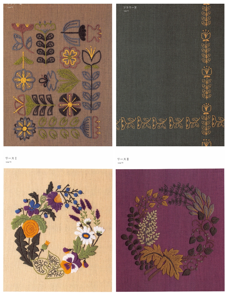 b 609. Botanical Embroidery Patterns by PieniSieni Preview Download Kayliebooks