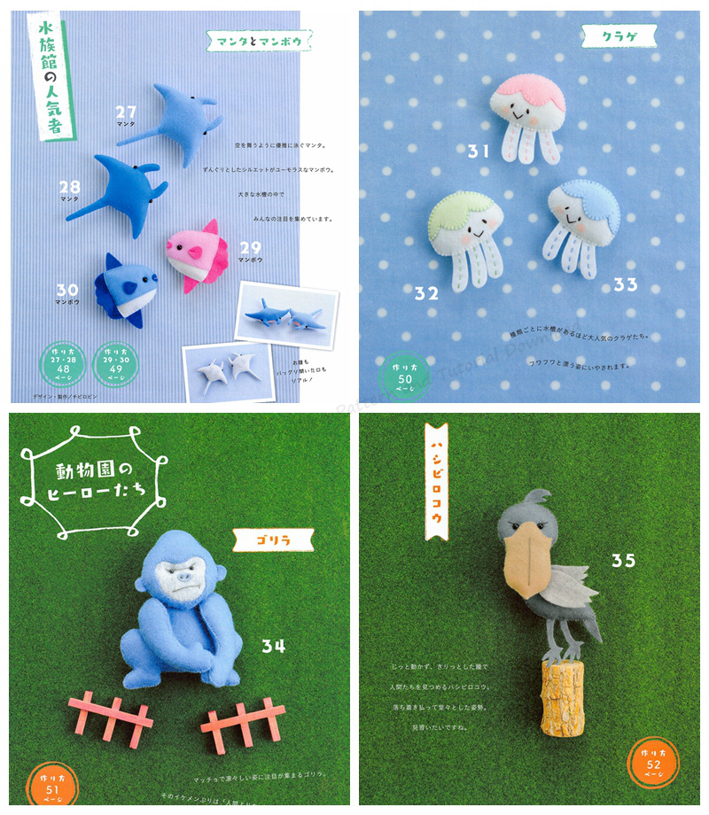615. 80 Kawaii Felt Plushies Doll Sewing Patterns Preview Download Kayliebooks