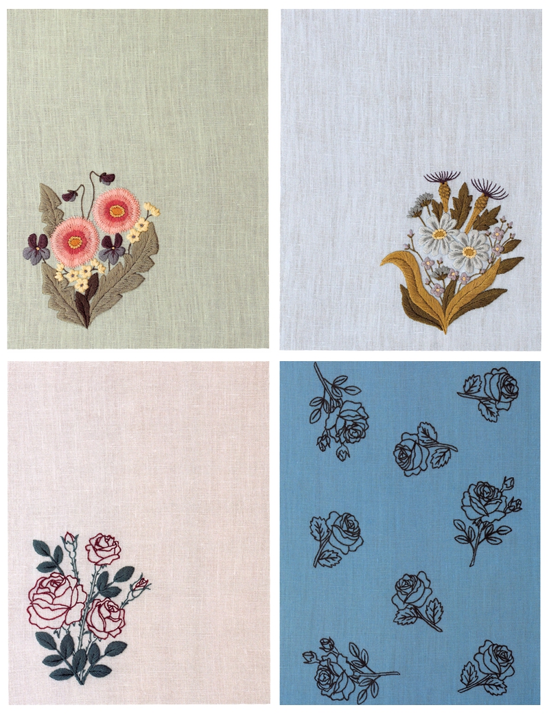 e 609. Botanical Embroidery Patterns by PieniSieni Preview Download Kayliebooks