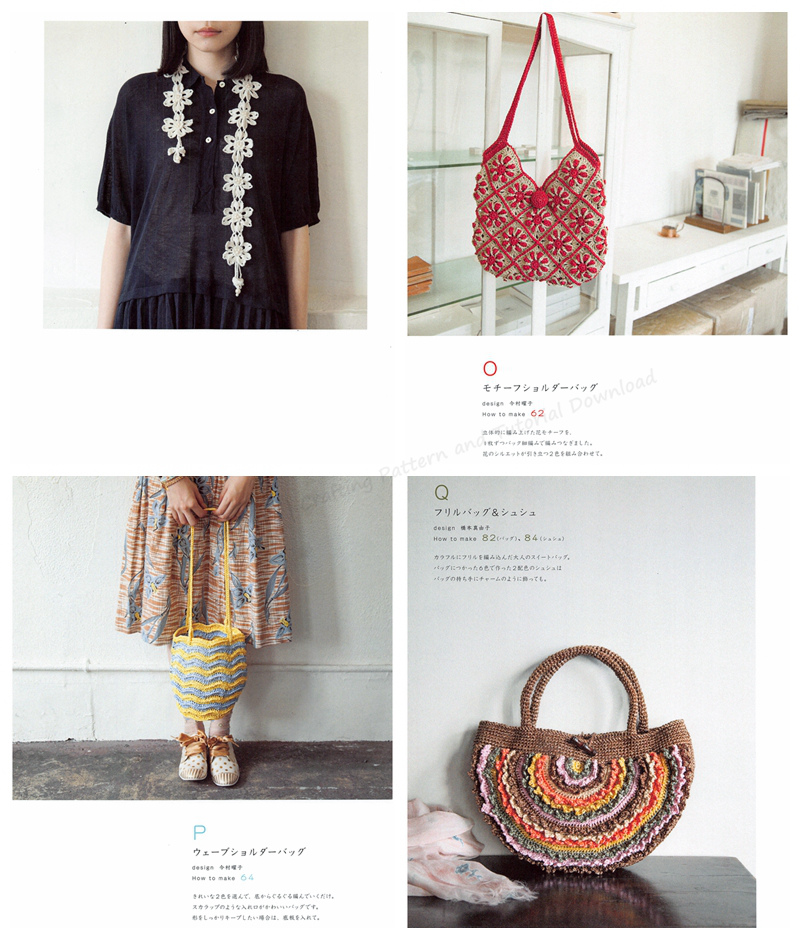 616. 25 All Season Bag and Pouch Crochet Patterns Preview Download Kayliebooks