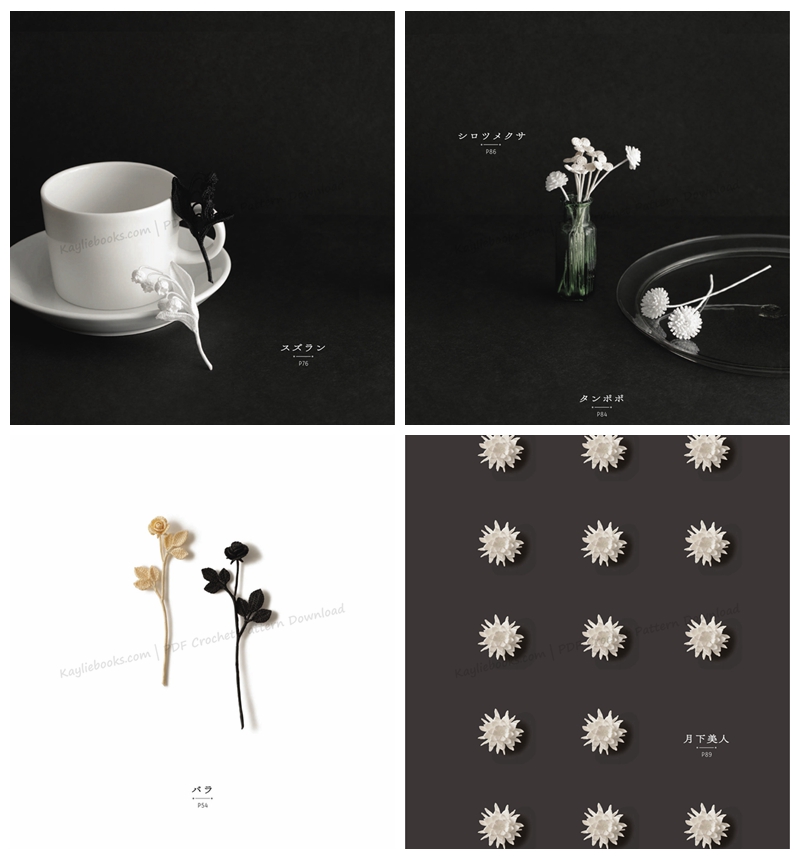 LunaHeavenly Crochet Flower Accessories Vol. 4 2021 ~ Easy to make even for Beginners! Preview Download Kayliebooks