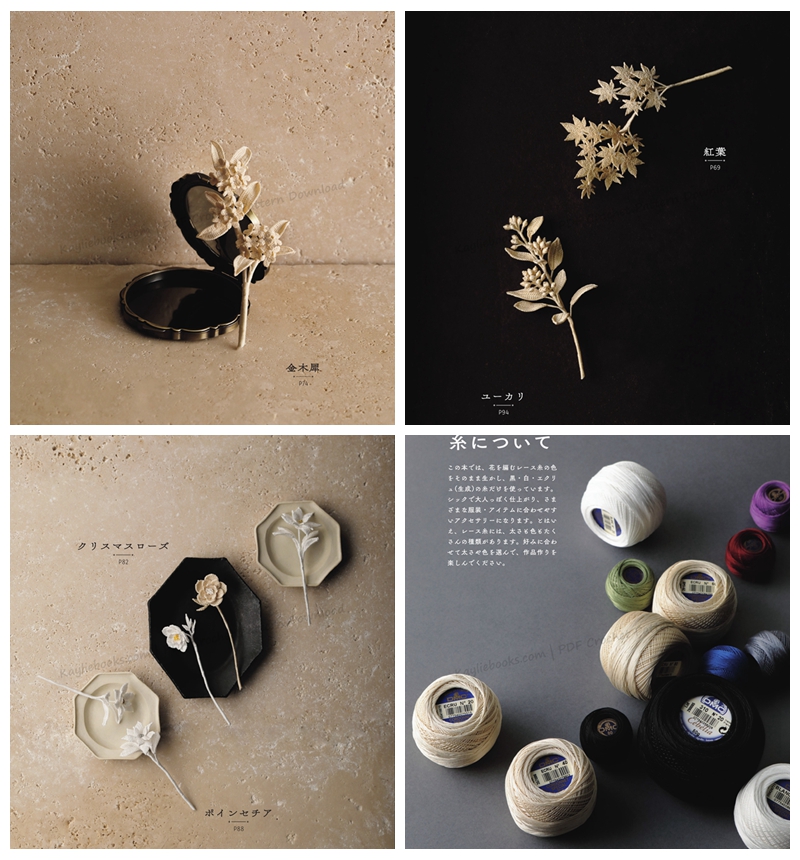 LunaHeavenly Crochet Flower Accessories Vol. 4 2021 ~ Easy to make even for Beginners! Preview Download Kayliebooks