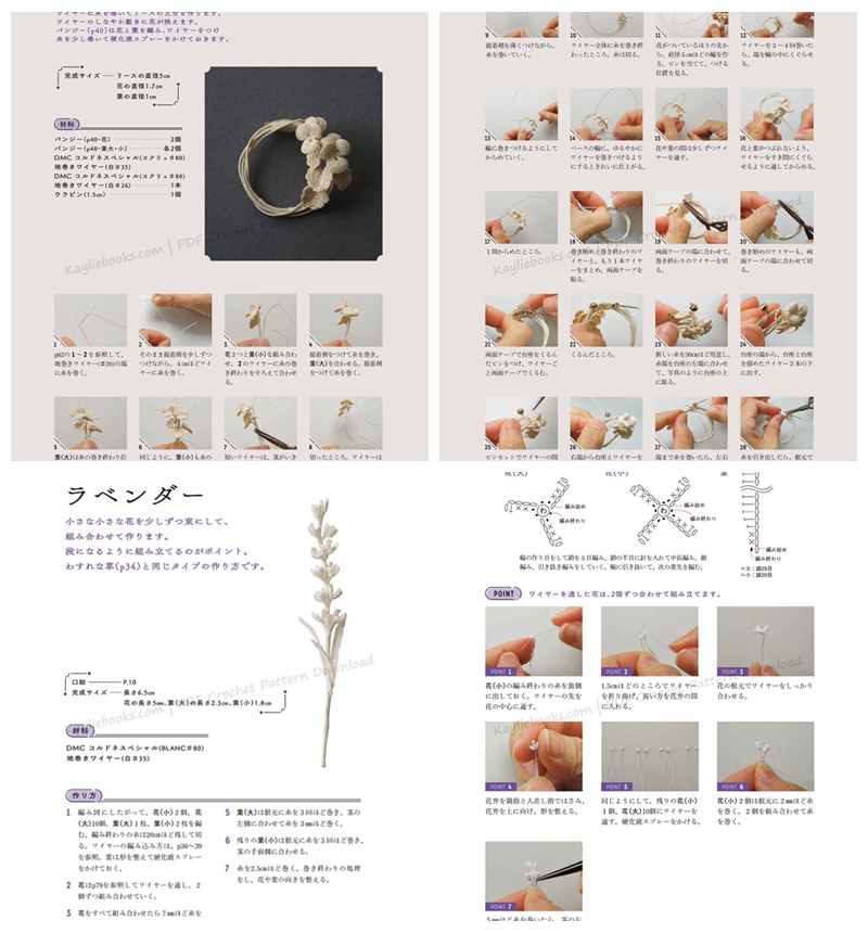 LunaHeavenly Crochet Flower Accessories Vol. 4 2021 ~ Easy to make even for Beginners! Preview Download Kayliebooks