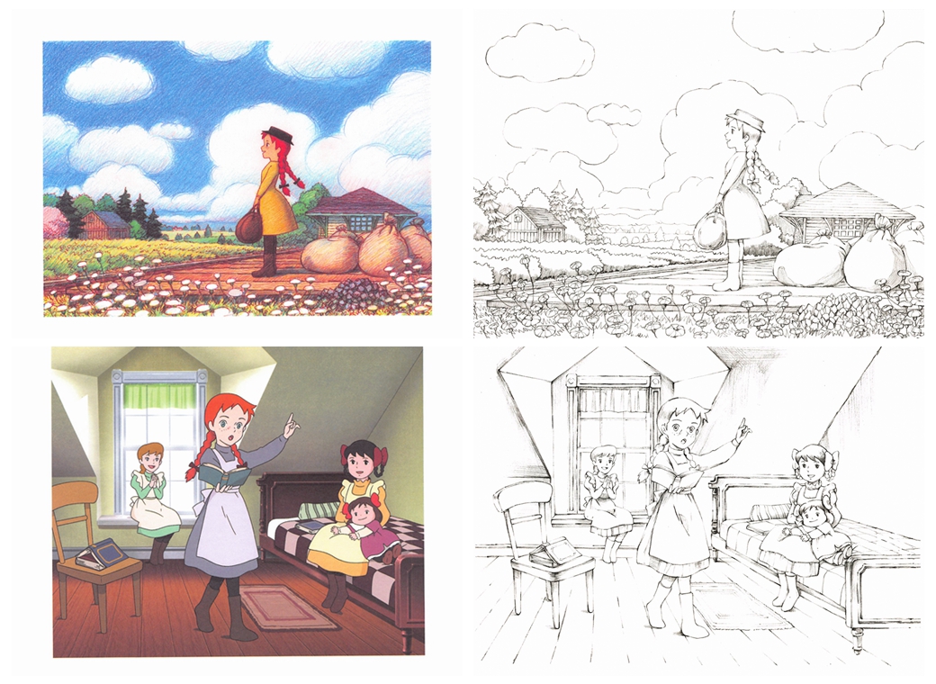 b 669. Anne of Green Gables Premium Edition Coloring Book Preview Download Kayliebooks