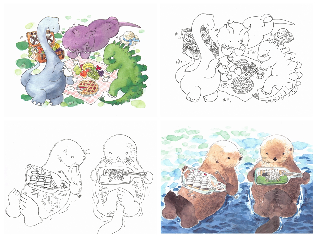 654. Johnathan's Animal Coloring Book Preview Download Kayliebooks