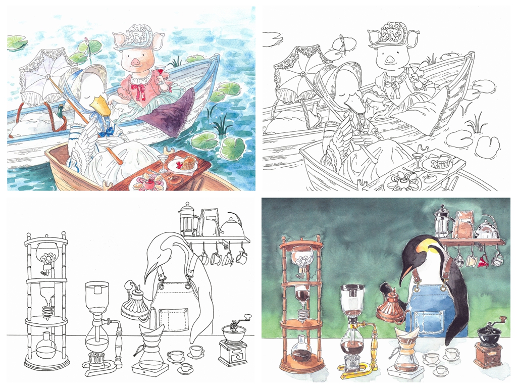 654. Johnathan's Animal Coloring Book Preview Download Kayliebooks