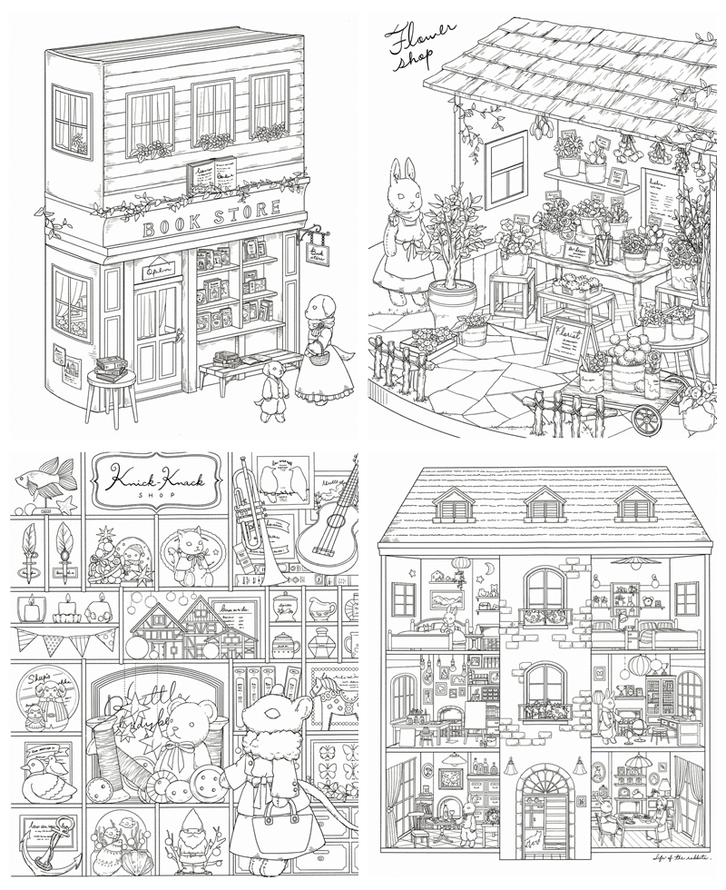 Girls Dollhouse Coloring Book ~ Luxury Adult Coloring Pages Download Preview Download Kayliebooks