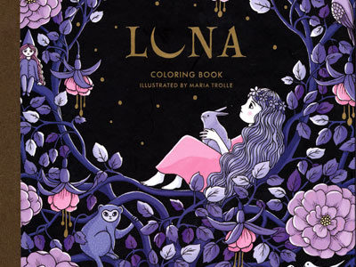 731. Luna Coloring Book By Maria Trolle Cover - Kayliebooks 731. Luna Coloring Book By Maria Trolle Preview Download Kayliebooks