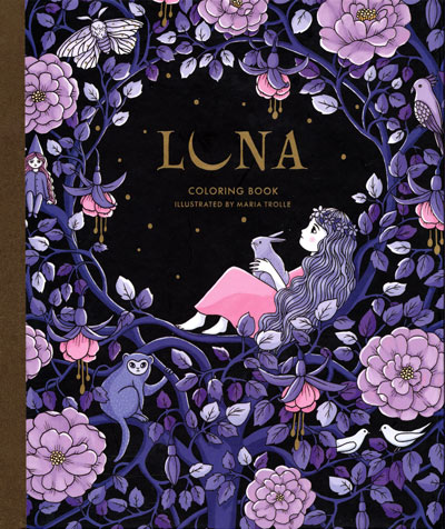 731. Luna Coloring Book By Maria Trolle Preview Download Kayliebooks