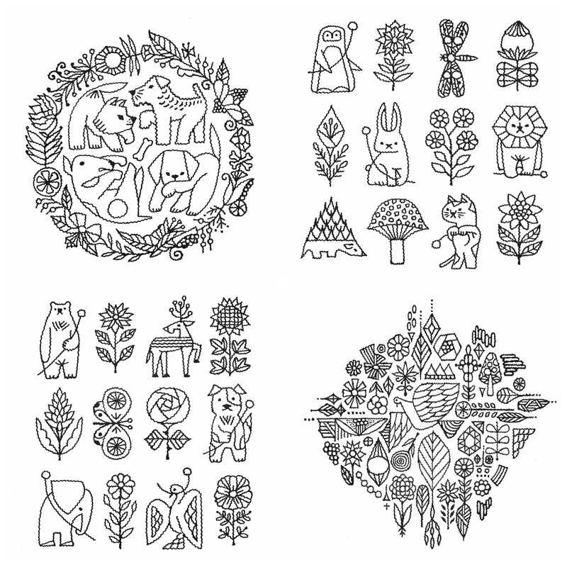 745. Forest Kingdom - Toshiyuki Fukuda Coloring Book Preview Download Kayliebooks