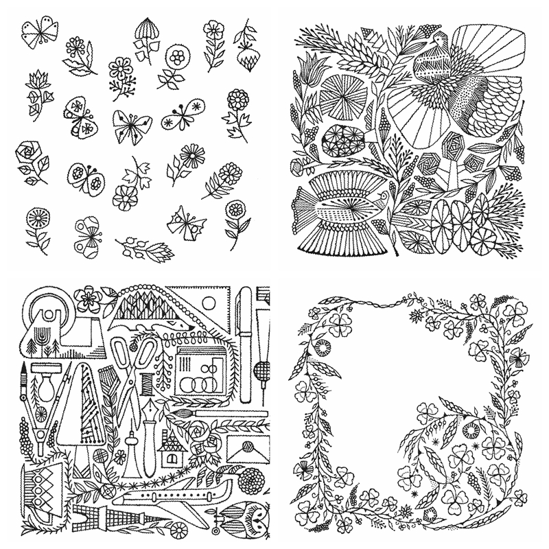 745. Forest Kingdom - Toshiyuki Fukuda Coloring Book Preview Download Kayliebooks