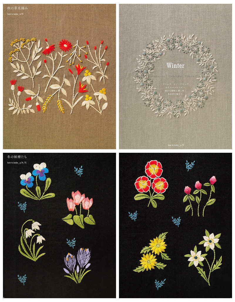 Botanical Embroidery Pattern PDF – Over 40 Seasonal Flower Designs Beginner Friendly Preview Download Kayliebooks