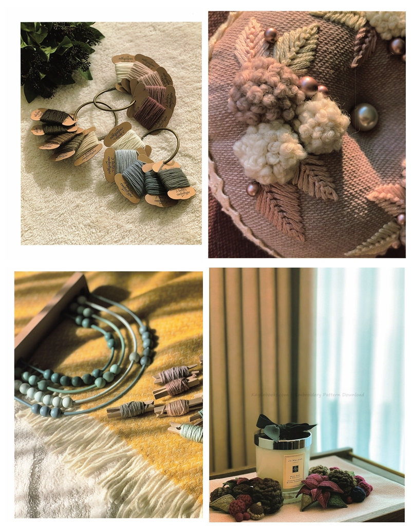 f 853. Cozy Emboridery Design with Yarn Preview Download Kayliebooks