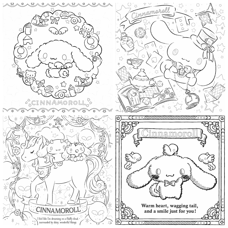 Cinnamoroll Coloring Pages 2025 Cinnamoroll Coloring Pages 2025