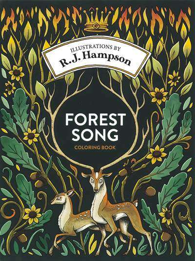 907. Forest Song Coloring Book by R.J. Hampson Preview Download Kayliebooks