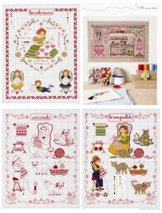 943 Ma mercerie au point de croix - 400 Cross stitch designs by Marie-Anne Rethoret-Melin Preview Download Kayliebooks