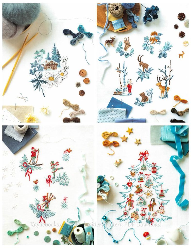 d My Vegetable Garden Cross Stitch Design by Veronique Enginger ~ 350 Country Scenery and Veggie Embroidery Patterns Preview Download Kayliebooks