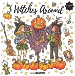 Witches Around: An Enchanting Witch Coloring Page Preview Download Kayliebooks