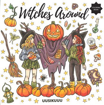 1062 Witches Around: An Enchanting Witch Coloring Book Preview Download Kayliebooks