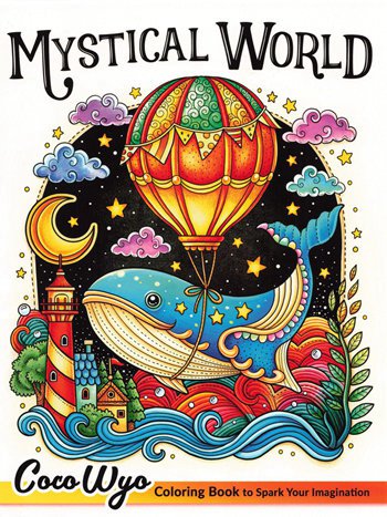 Mystical World Coloring Preview Download Kayliebooks