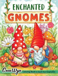 Enchanted Gnomes Coloring Page Preview Download Kayliebooks