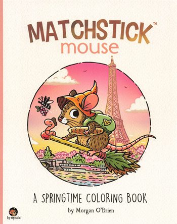 Matchstick Mouse A Springtime Coloring Book by Morgan O'Brien Preview Download Kayliebooks