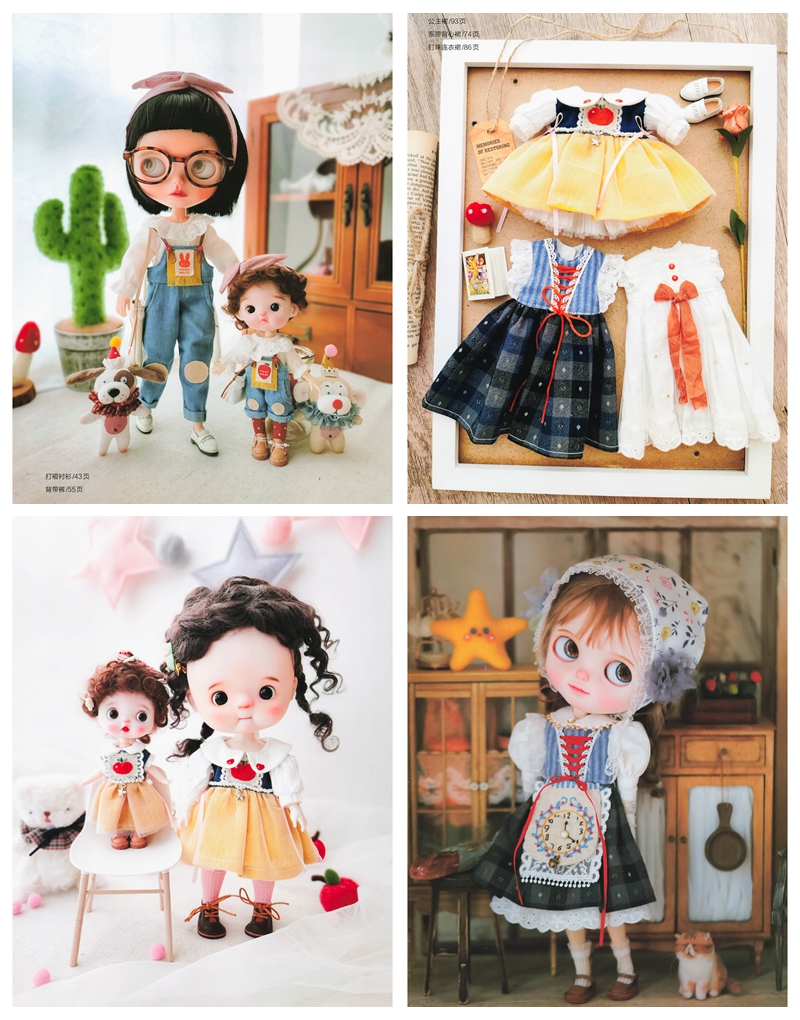 a Doll Clothes & Accessories Eyecatching Sewing Patterns - For blythe OB11 and MORE Doll Sizes Preview Download Kayliebooks