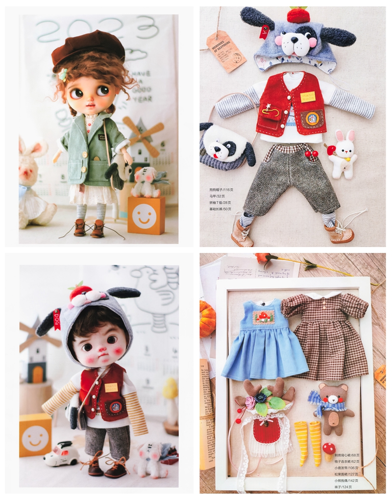 c Doll Clothes & Accessories Eyecatching Sewing Patterns - For blythe OB11 and MORE Doll Sizes Preview Download Kayliebooks