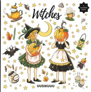 Witches Coloring Book Cover - Kayliebooks Witches Coloring Book Preview Download Kayliebooks