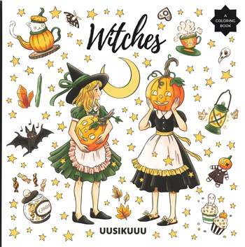 Witches Coloring Book Cover - Kayliebooks Witches Coloring Book Preview Download Kayliebooks