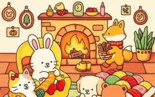 Fuzzy Hygge Super Cute n Cozy Coloring Book – Mindful PDF for All Ages