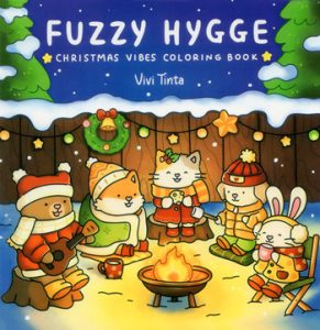 Fuzzy Hygge Christmas Coloring Book – Cozy Holiday Printable Pages (PDF)