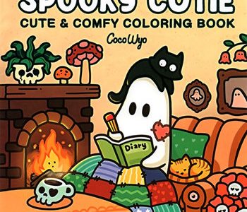 Spooky Halloween Cutie Cute & Comfy Coloring Book Preview Download Kayliebooks