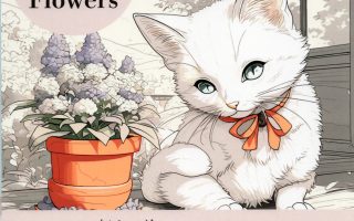 Adult Coloring Book: Cats and Flowers: Refresh Yourself by Coloring Mindlessly (Animal Series) Preview Download Kayliebooks