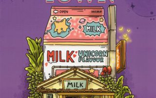 cover of the Adorable Town Coloring Book