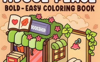 cover of Hygge Place – Bold & Easy Cozy Hygge Coloring Book (Printable PDF Download)