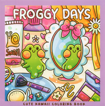 1242 Froggy Days Coloring Book Preview Download Kayliebooks