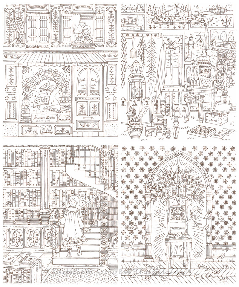 a Eriy Coloring Book Magical Land of Laura Mia – PDF Download Preview Download Kayliebooks