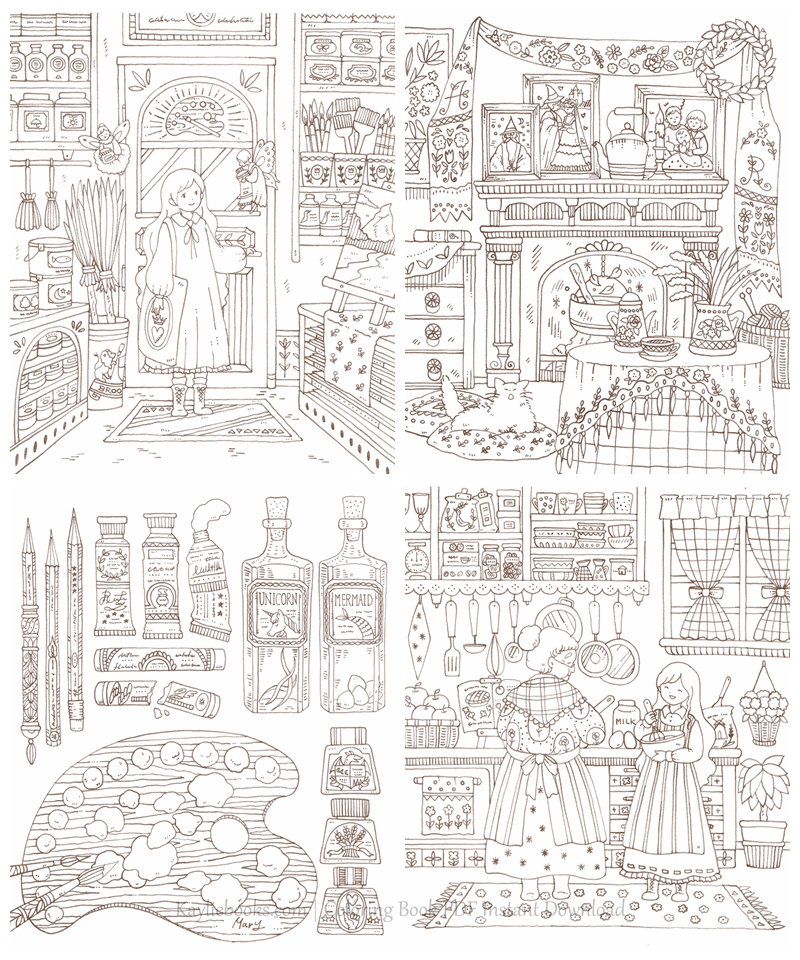 b Eriy Coloring Book Magical Land of Laura Mia – PDF Download Preview Download Kayliebooks