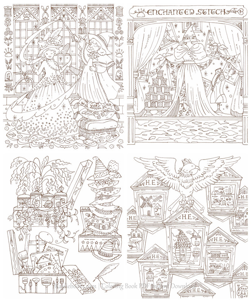 c Eriy Coloring Book Magical Land of Laura Mia – PDF Download Preview Download Kayliebooks